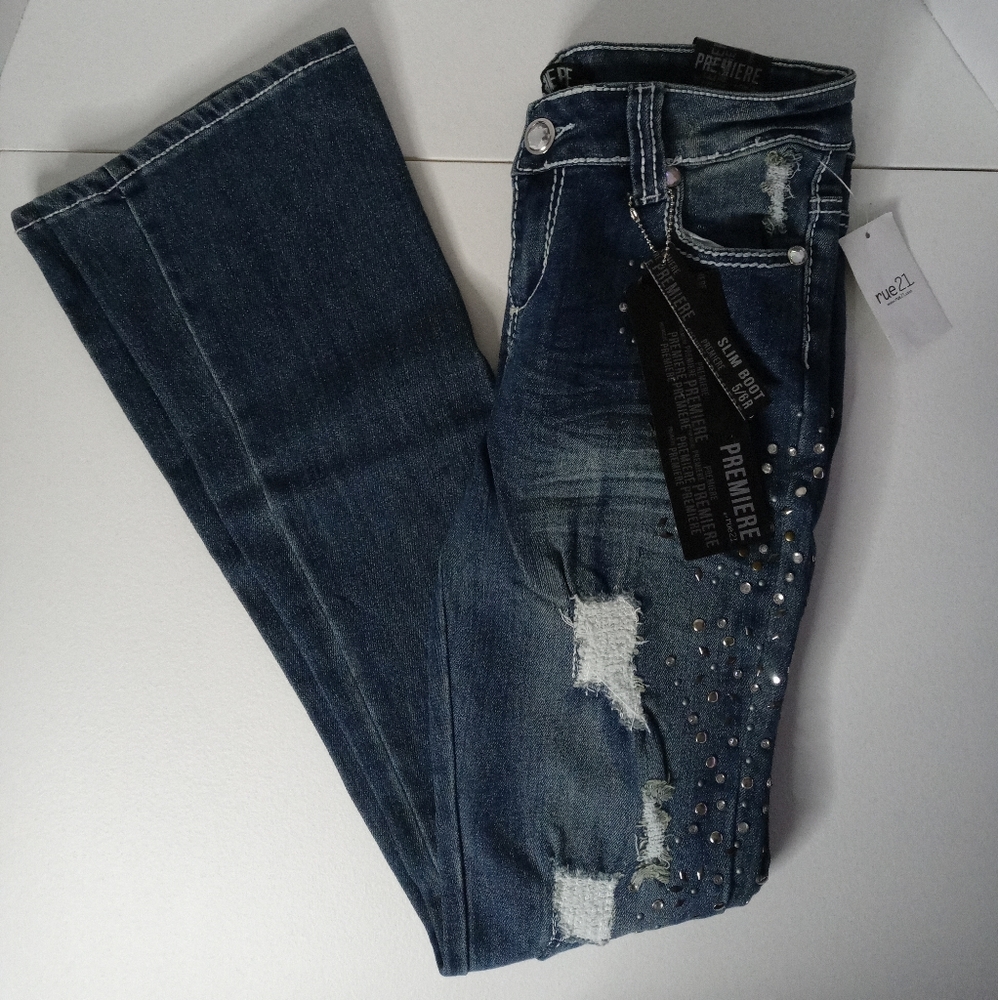 Premiere by Rue21 Size 5/6R blue jeans